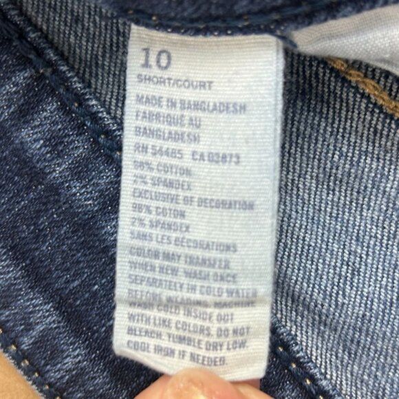 American Eagle Skinny Stretch Jeans Womens 10 Short Blue Cotton Spandex - Picture 7 of 8